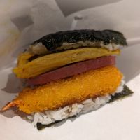 Shrimp tempura Okinawan onigiri at Ice Gyaru - 霜淇淋專門店 in Taipei