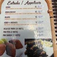 Vegan options  at Ali Baba in Lima
