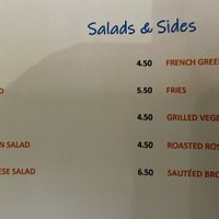Salads  at Shardana in Guildford