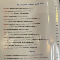 Pizzas can be adapted to make them vegan   at Shardana in Guildford