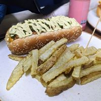 The classic hotdog at Hortensia in Pasto