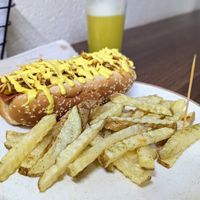 The parsuá hotdog at Hortensia in Pasto