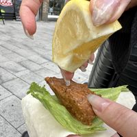 köfte  at Oses Çiğ Köfte in Cologne