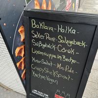 menu #Veganuary at Oses Çiğ Köfte in Cologne