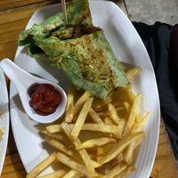 wrap vegano at CocoLatte in El Valle De Anton