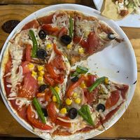 Pizza vegetariana at CocoLatte in El Valle De Anton