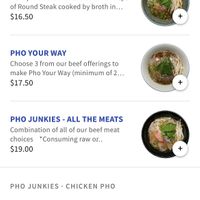   at Pho Junkies in Washington