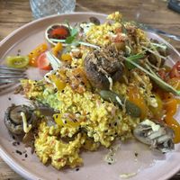Vegan big breaky  at Harrow and Harvest Cafe in Lilydale