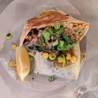 Vegan Supreme Burrito at Tres Mexican in Seaford