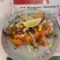 veggie cheesy flautas   at Tres Mexican in Seaford