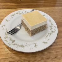 Vegan lemon slice   at Virgo Espresso in Frankston