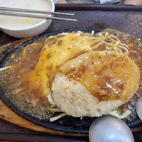 鐵板麵加扒 Noodles and "Steak" on an Iron Plate at Old Club Vegetarian - 老東家素食 in Chiayi