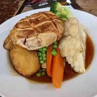 Roast with butternut squash & beetroot wellington at The Birds Nest in London