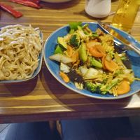 Vegan Pad King with extra noodles at LANA in Killarney