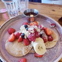 Vegan pancakes at HOB in South West London
