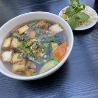 Mushroom & tofu Pho  at Ben Tre Vietnamese Cafe in South East London