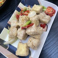 Salt and pepper tofu. Without the fish sauce.  at Ben Tre Vietnamese Cafe in South East London