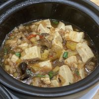 Sichuan tofu (rice separate)  at Nhà Hàng Chay Hoa Lư - Loving Hut in Ninh Binh