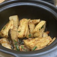 Braised tofu with mushroom (rice separate)  at Nhà Hàng Chay Hoa Lư - Loving Hut in Ninh Binh