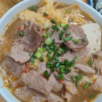 Hue noodle soup at Nhà Hàng Chay Hoa Lư - Loving Hut in Ninh Binh