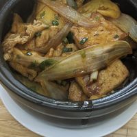 Fried Pineapple Tofu 🍍🍢 (35k) at Nhà Hàng Chay Hoa Lư - Loving Hut in Ninh Binh