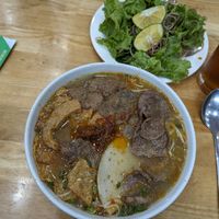 Bun Bo Hue (insanely good) at Nhà Hàng Chay Hoa Lư - Loving Hut in Ninh Binh