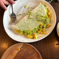 This needed something else like potato just too much of the same thing for mw at Toca Tapioca House in Dublin