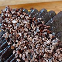 Vegan carrot cake top at Toca Tapioca House in Dublin