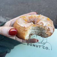 orange vanilla  at Cloudy Donut Co in Brooklyn