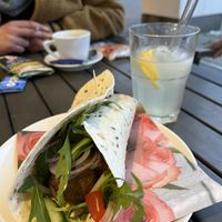Falafel Wrap  at Herzstück in Neuss