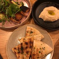 Part of the 10 course vegan menu at Restaurant Nögen in Aarhus