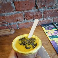 Lentils soup at Soup Culture in Krakow