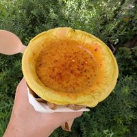 Garam Masala red lentil soup at Soup Culture in Krakow