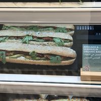 Avocado and hummus baguette   at AUH - Camden Food Co.  in Abu Dhabi