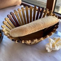 Moroccan bread  at  Bilmos in Chefchaouen