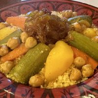 Couscous   at  Bilmos in Chefchaouen