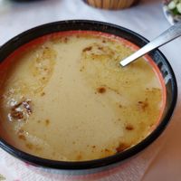 Bissara soup (25 dh) at  Bilmos in Chefchaouen