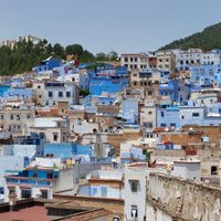 The blue views! at  Bilmos in Chefchaouen