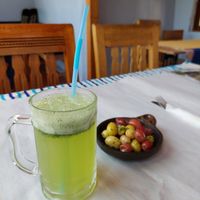 Fresh mint lemonade (30 dh) at  Bilmos in Chefchaouen