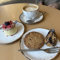 Some different treats - all vegan and gluten-free! Especially liked the traditional Latvian one to the right  at Moltto Coffee in Riga