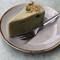 🍰 Matcha Vanilla Cheesecake (4,50€) at Moltto Coffee in Riga