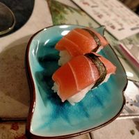 Nigiri tonno veg at Sushi Meshi in Carrara