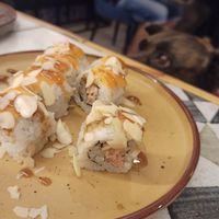 Tonno veg con mandorle at Sushi Meshi in Carrara