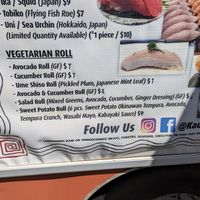  at Kauai Sushi Station in Lihue