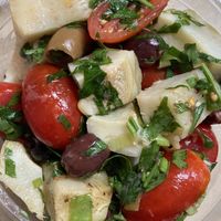 Artichoke salad  at The LUX in Tel Aviv