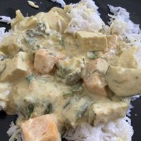 Yellow curry  at The LUX in Tel Aviv