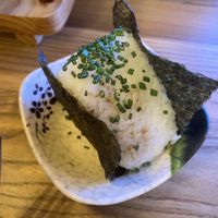 Vegan oniburi, very good  at Yume Cocina Fusión Japonesa in Puerto Natales