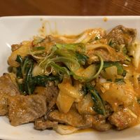 Veg Beef Shatrak - soy “beef"  at White Yak in Philadelphia