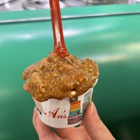 hemp - chocolate hazelnut (this was taken right as i was given my scoop… it’s already melting)  at An's Dry Cleaning in San Diego