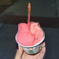 half raspberry half strawberry banana  at An's Dry Cleaning in San Diego